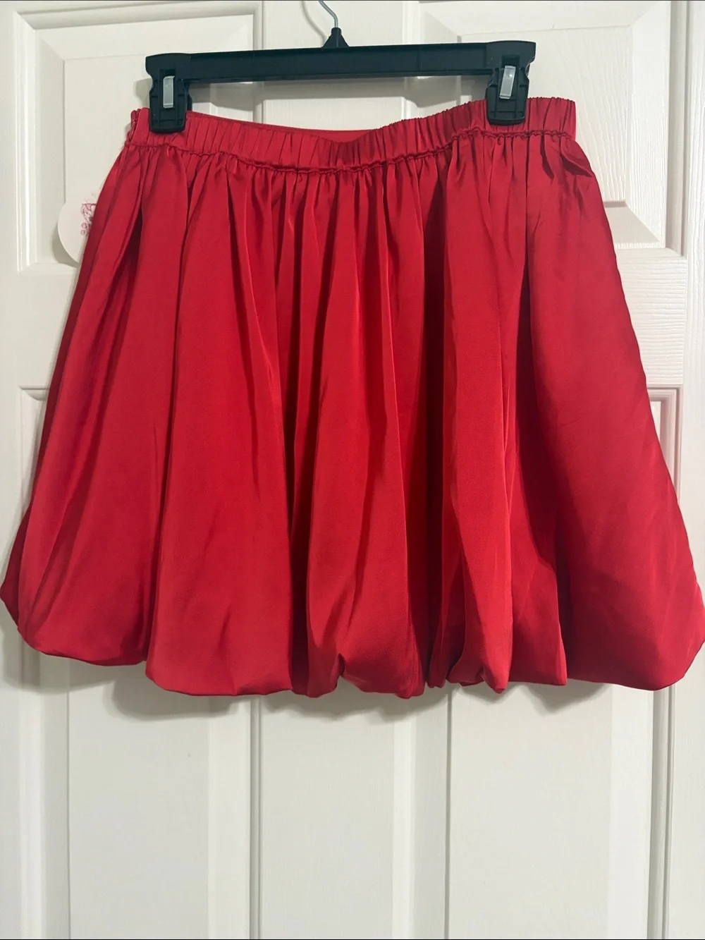 Wishlist Red Bubble Hem Skirt